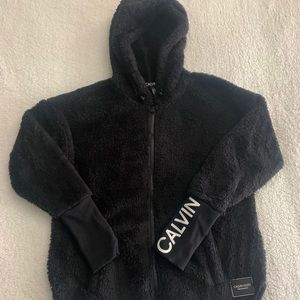 Fuzzy Calvin Klein Jacket